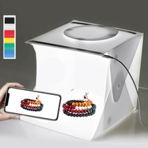 듀얼 led 포토 박스 미니 스튜디오 셀프 사진관 촬영 간이, 포토박스B 20Cm, 1개, 포토박스B 20Cm