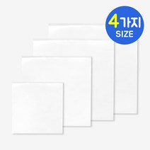 나우스팩 화이트 반접 L봉투 (500장) - 4가지 사이즈, 화이트 반접 L봉투 3호 (180x180) 500장, 500개