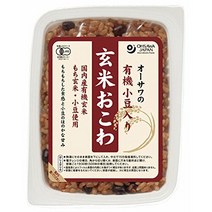 오사와의 유기 팥이 들어간 현미 오코와 オーサワの有機小豆入り玄米おこわ, 1개