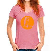 패들 바디 서핑 보드 보트 남성 Funy T-shirt SUP Stand Up 패들 보드 기어 스탠드 업 선물 Surf Tee 보딩, 10 WoMen Deep pink_03 S