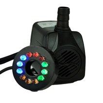 소형 수중펌프 미니 3w 25w 분수 연못 수족관 물고기 탱크 조상에 대한 led 빛, 25w 12LED