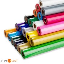 HTV론트 시트지 30.48cm X 4.877m 커팅 품질을 높여주는 투명 PET 속지 실루엣 카메오 포트레이트 호환, 매트 블랙