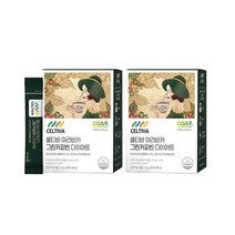 셀티바 헤이즐넛향 아라비카 그린 커피빈 다이어트 2g x 30포 x 2, 2박스