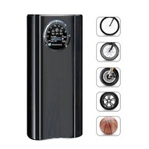 샤오미공기압주입기 타이어 모빌리티키트 체크 스마트 공기 주입기 펌프 12V 150PSI 오토바이 자전거 볼 디지털 전기 팽창식 강력한 자동차 압축기, [01] Black