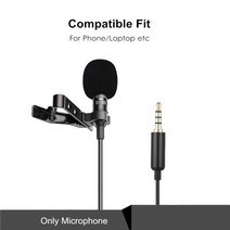 1.5m 미니 휴대용 라발리에 마이크 콘덴서 클립 온 옷깃 마이크 유선 MikrofoMicrofon for Phone for Laptop PC, 스타일 1