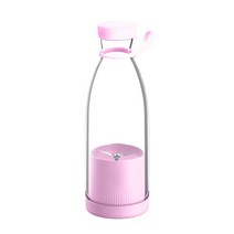 착즙기추천 쥬서기 레목착즙기 녹즙기 착즙기 휴대용 Usb 미니 전기 과일 믹서 블렌더 추출기 식품 밀크 쉐이크 다기능 주스 메이커, Pink, Pink