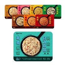미트리 촉촉통살 닭가슴살 볶음밥 도시락 8종 혼합, 250g 8팩(각1팩)
