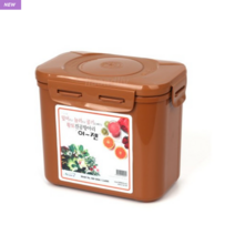 나우리 이젠 누름독 진공항아리 황토 사각 3.4L 장아찌 절임 반찬 김치 누름통 누름독 밀폐용기
