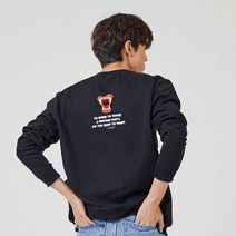 키밍 드라큘라 이빨 할로윈 그래픽 맨투맨 후드티