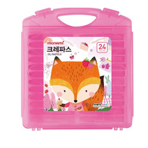 모나미 모니주 크레파스 여, 24색, 35개