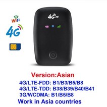 와이파이 공유기 와이파이 증폭기 와이파이 에그 포켓와이파이 mf906 4g 라우터 잠금 해제 lte wifi mini 무선 휴대용 포켓 모뎀 mobile cat4 for 246, 8916 아시아 백
