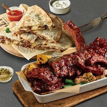 애슐리 시그니처 바비큐 폭립 800G+고르곤졸라 불고기 퀘사디아 2인분