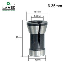 원더커터 전산볼트커터 동관 파이프LAVIE-콜릿 6.35mm 8mm 6mm 1 개 콜렛 척 조각 트리밍 기계 전기 라우, 02 6.35mm