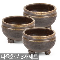 한성화분 미니화분 3개세트 MP71 다육화분 다육이화분 화분 토분 선인장 옹기화분, 08_한성_화분(MP69)(3개세트)