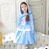 도담도담 후드 엘사 원피스 기모 여아 유아 아동 크리스마스 선물