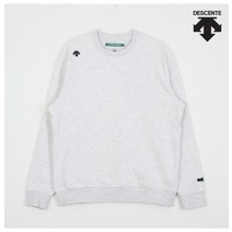 데상트긴팔티 KQF SN123UHT12-HGRY 남녀공용 에코테리 맨투맨