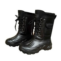 스노우보드부츠 스노우보드화 장비 스노보드 남자 야외 위장 방수 스노우 부츠 프론트 등산, 검은색, 43