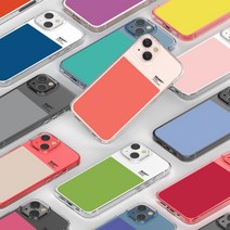 [바보사랑] 아이폰13 pro promax 컬러 디자인 투명 젤리 케이스, 기종:아이폰13 / 디자인:시켄스블랙, 상세 설명 참조