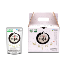 하늘빛 유기농전두유검은콩후 무첨가 진짜 소화잘되는 아기 임산부 20팩, 달콤한맛