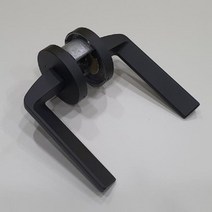 슬림핏 블랙 화장실 문손잡이 문수리 문고리 가정용 도어핸들 모, 단품