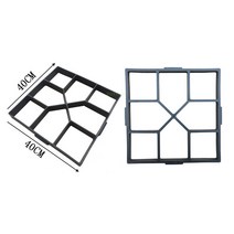 콘크리트 벽돌 금형 모양내기 플라스틱 바닥 패드 보도블럭
