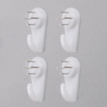 생활용품.벽고정핀고리.옵션선택.4개1세트.CB, 대