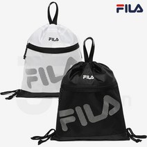휠라 공용 베이직 빅 로고 스트링백 가방 FS3BCE5371X