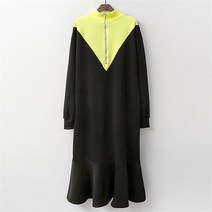 강물처럼 아이우먼 하이넥네온원피스 GR7427M012 빅사이즈 (6432287)