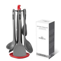 애거미 실리콘 이유식 조리도구 7종세트 그레이 주방요품