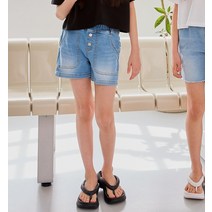 에스엠투주니어 포켓 스냅 팬츠