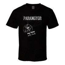 패러글라이딩장비 파라모터 셔츠 Ppg 파워 패러글라이더 티셔츠 공식 디자인 블랙 2019 퍼니 코튼 캐주얼, 01 Black_03 L