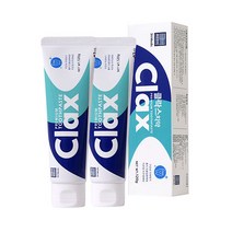 클락스 잇몸 염증 통증 완화 성분좋은 무자극 무불소 천연 치약 120g, 2개