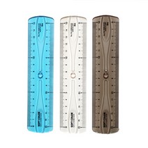 자 15cm 구부러지는 자유 곡선 방안 컷팅 책자 색상랜덤