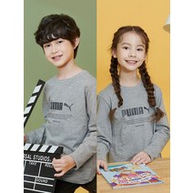 이월 20 푸마 키즈 혼성 상하의 세트2종(멜란지그레이+블랙) AUYISK05