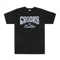 크룩스앤캐슬 INKED CORE LOGO SS TEE - BLK1540706