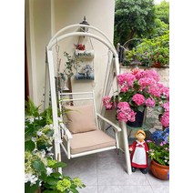 스윙 그네 정원 의자 빌라 마당 통나무 원두막 테라스, 행크 싱글 스윙 브론즈