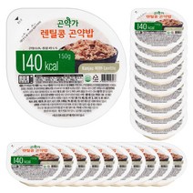 [곤약가] 140kcal 렌틸콩 곤약 즉석밥 150g, 20팩