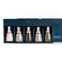 히말라야핑크솔트+허브솔트로즈마리+허브솔트바질+스파이시솔트+통후추 그라인더5종 선물세트 명절 설 추석 관공서 기업 행사 단체선물