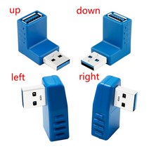 스테디 캠 카메라 봉 모노포드 삼발이 USB 커넥터 9도 왼쪽 오른쪽 위로 아래로, Black For USB 2.0, left