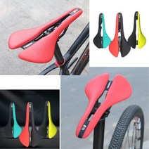 자전거 안장 슬림 라이딩 로드 교체 안장 초경량 쿠션 커버 의자, 블랙레드