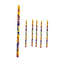 포켓몬 피카츄 연필 케이스 세트 학교 만화 검정 펜 가방 학용품 문구 애니메이션 스티커 어린이 생일 파티 선물, [01] 1pcs