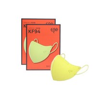 이비에 하이클래스 슬림뷰티라인 마스크(KF94) 이비에 하이클래스 슬림뷰티라인 마스크 KF94 - 사이즈별 8컬러 중 선택(김희철 컬러마스크), 중형(20매), 옐로우(연노랑)