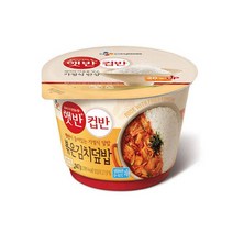 ECM + CJ)햇반 볶은김치 x6개덮밥247g 간편식품즉석식품도시락 [C/N :3611A+FF31], 본상품선택