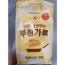 피코크 PEACOCK 한팩씩 부침가루 500g(100gx5팩) 부침개 빈대떡 요리, 1개