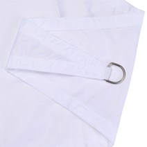 방수 사각 그늘막 썬쉐이드 차광막 옥상 팬션 정원 천막 테라스 차단막 옥상 그늘막 타프 그늘막 텐트 추석 선물, 4*4m, 하얀