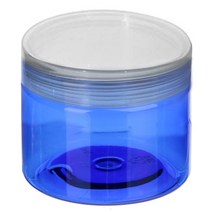 [허브스프레이] PET 크림용기 20g 30g 40g 50g 100g 150g 200g 250g DIY 소분 용기 슬라임통, 50g청색 투명캡