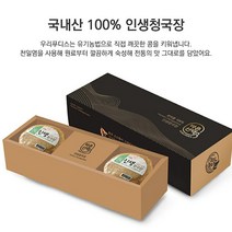 자운영 [전북 우수상품] [우리푸디스] 인생청국장 A선물세트(170g * 5개), 1