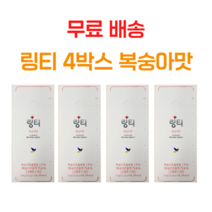 링티 복숭아 4박스, 4팩