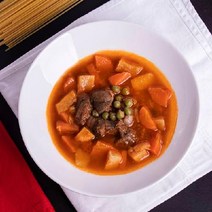 유럽보양식 이탈리아 비프스튜 냉동간편식 2인분 지중해요리 홈파티음식 캠핑요리 등산요리