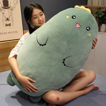 귀여운 캐릭터 안고자는베개 모찌모찌 바디필로우, 공룡_70CM(커버분리형)